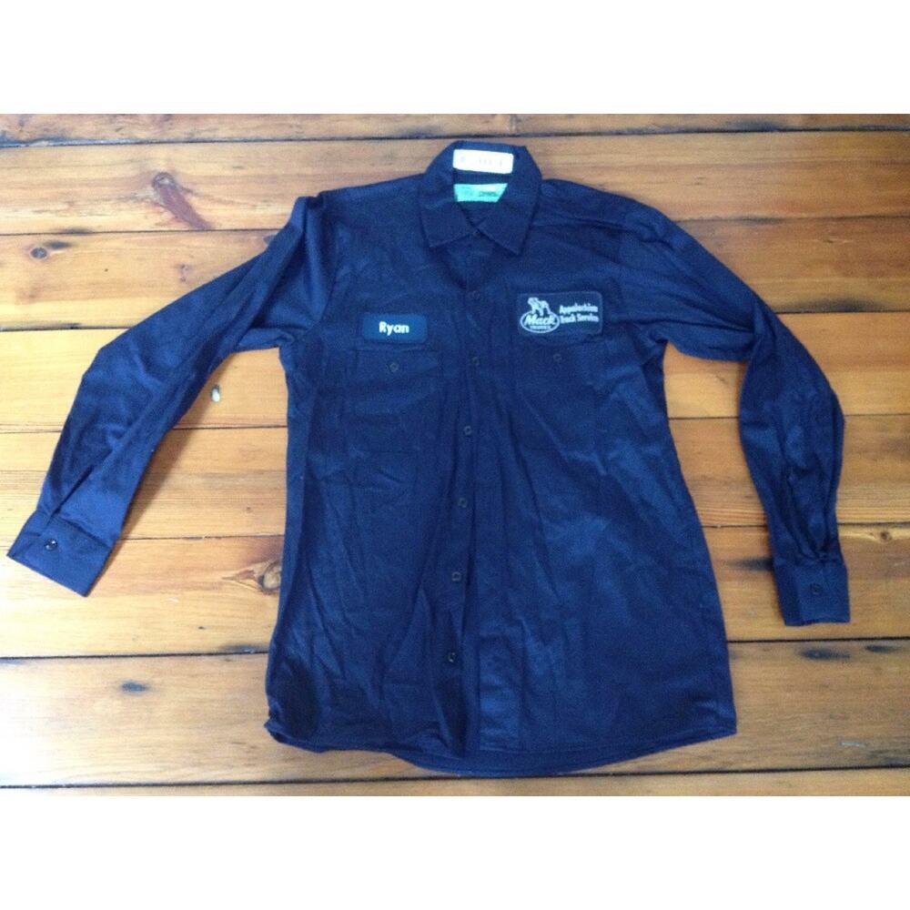 NEW Vtg Mack Trucks Appalachian Service Rockabilly Ryan Mechanics Shirt M-Reg